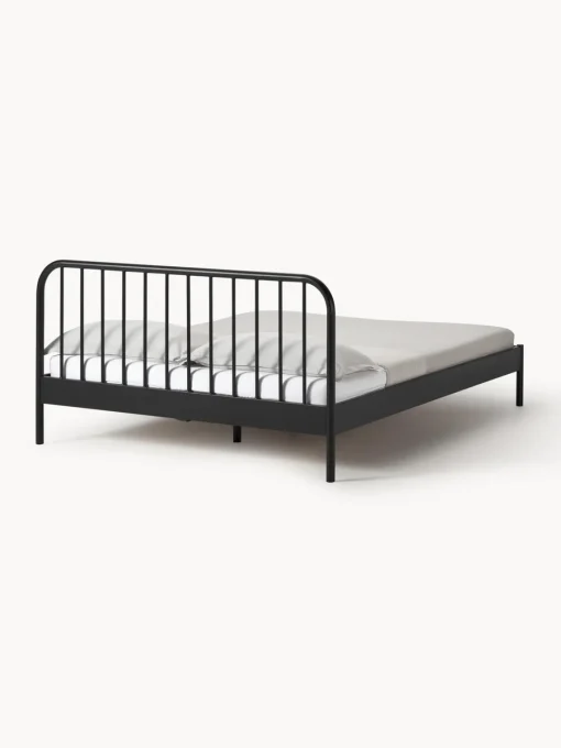 Estructuras De Cama|Camas>Westwing Collection Cama de metal Sanna Negro