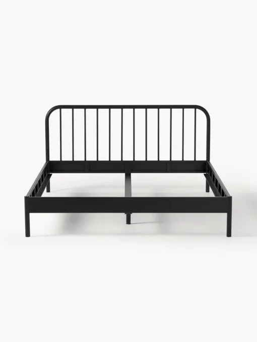Estructuras De Cama|Camas>Westwing Collection Cama de metal Sanna Negro