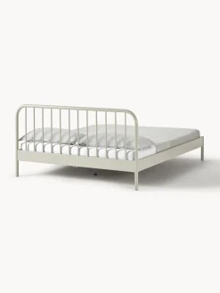 Estructuras De Cama|Camas></noscript>Westwing Collection Cama de metal Sanna Beige claro
