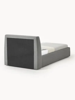 Camas Individuales|Camas Tapizadas></noscript>Westwing Collection Cama individual Cloud Tejido fino gris antracita