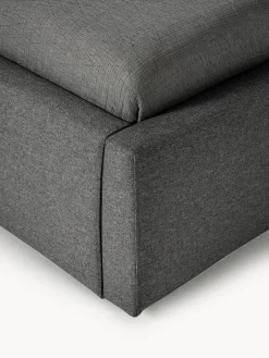 Camas Individuales|Camas Tapizadas></noscript>Westwing Collection Cama individual Cloud Tejido fino gris antracita