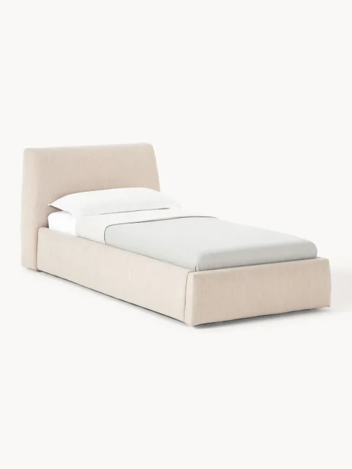 Outlet Cama individual con espacio de almacenamiento Cloud Camas Individuales|Camas Tapizadas