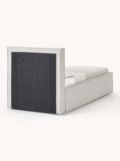 Camas Individuales|Camas Tapizadas></noscript>Westwing Collection Cama individual Dream Tejido fino gris claro