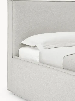 Camas Individuales|Camas Tapizadas></noscript>Westwing Collection Cama individual Dream Tejido fino gris claro