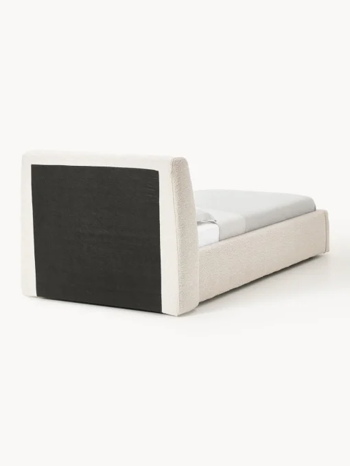 Outlet Cama individual en tejido bouclé Cloud Camas Individuales|Camas Tapizadas