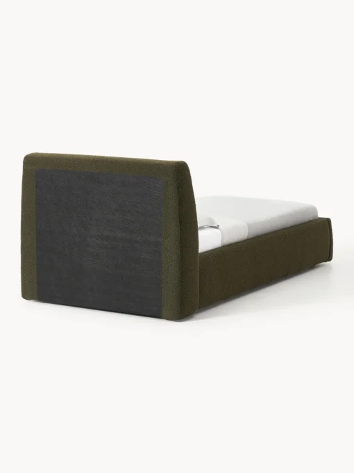 Clearance Cama individual en tejido bouclé Cloud Camas Individuales|Camas Tapizadas