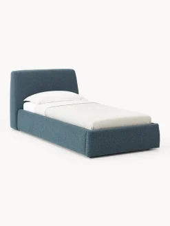 Outlet Cama individual en tejido bouclé Cloud Camas Individuales|Camas Tapizadas