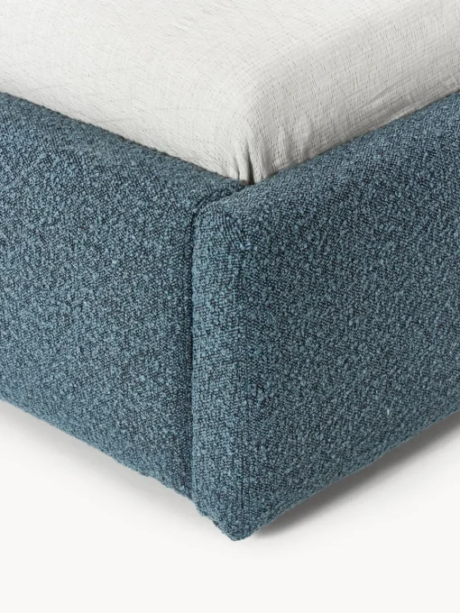 Outlet Cama individual en tejido bouclé Cloud Camas Individuales|Camas Tapizadas