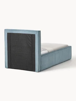 Camas Individuales|Camas Tapizadas></noscript>Westwing Collection Cama individual tapizada de pana Dream Pana azul