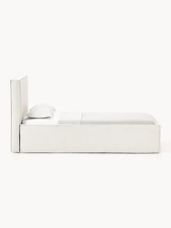 Cama individual tapizada en tejido bouclé con espacio de almacenamiento Dream Camas Individuales|Camas Tapizadas