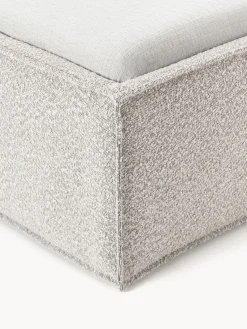 Camas Individuales|Camas Tapizadas></noscript>Westwing Collection Cama individual tapizada en tejido bouclé con espacio de almacenamiento Dream Bouclé taupe