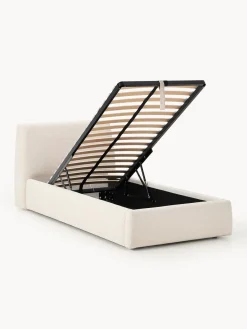 New Cama individual tapizada con espacio de almacenamiento Cloud Camas Individuales|Camas Tapizadas