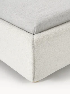 Discount Cama individualde borreguillo Ebba, con espacio de almacenamiento Camas Individuales|Camas Tapizadas