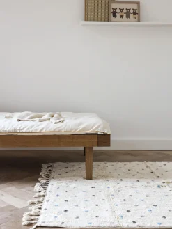 Best Cama infantil artesanal de madera de roble Eli, 90 x 160 cm Niños Camas Infantiles|Camas Infantiles