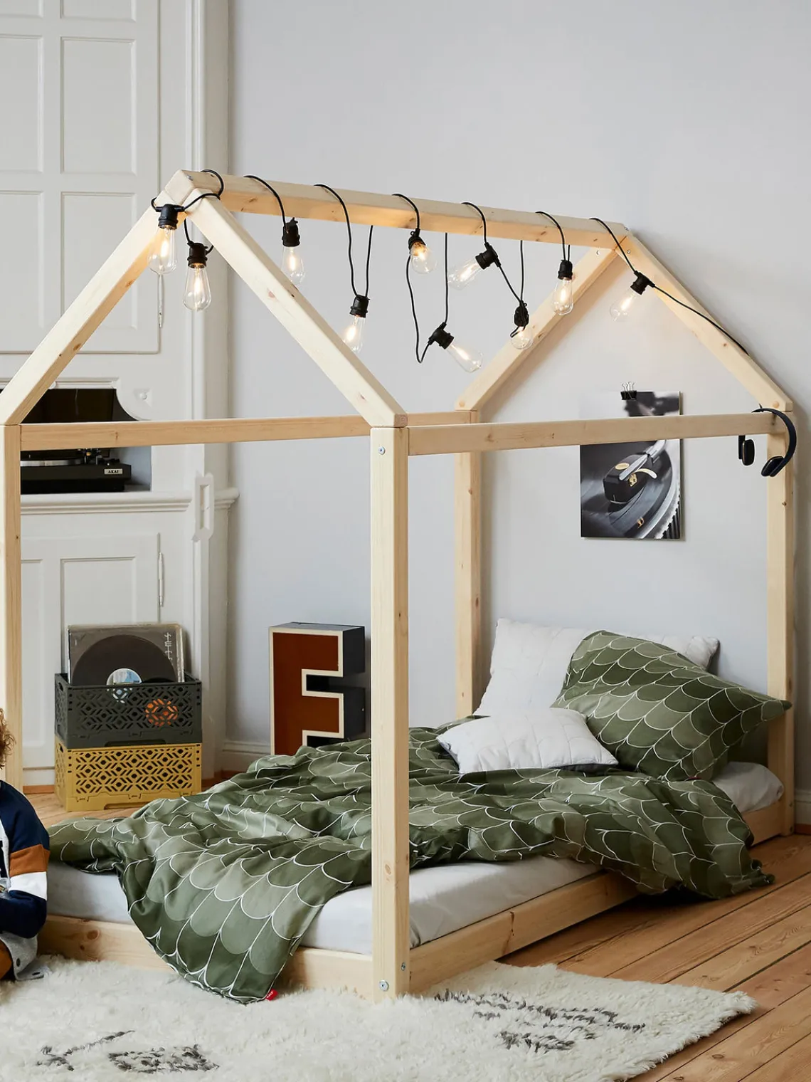 Camas Infantiles|Decoración Infantil>Flexa Cama infantil Cottage, 98 x 208 cm Madera de pino