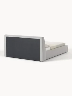Camas Tapizadas|Camas></noscript>Westwing Collection Cama tapizada con espacio de almacenamiento Cloud Tejido fino gris claro