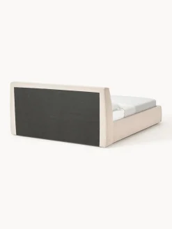 Camas Tapizadas|Camas></noscript>Westwing Collection Cama tapizada con espacio de almacenamiento Cloud Tejido beige jaspeado