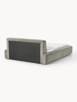 Camas Tapizadas|Camas></noscript>Westwing Collection Cama tapizada con espacio de almacenamiento Melva Pana gris