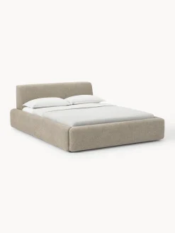 Cama tapizada con espacio de almacenamiento Melva Camas Tapizadas|Camas