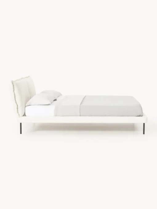 New Cama tapizada de borreguillo bouclé Amelia Camas Tapizadas|Camas