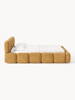 New Cama tapizada de borreguillo bouclé Tayla Camas Tapizadas|Camas