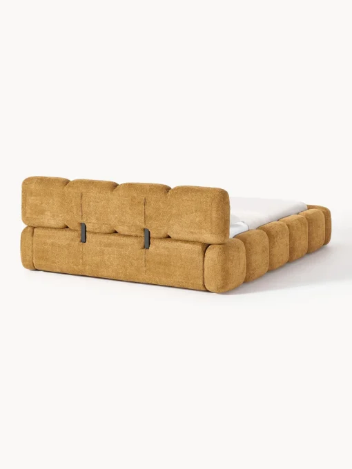New Cama tapizada de borreguillo bouclé Tayla Camas Tapizadas|Camas