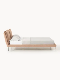 Best Cama tapizada de borreguillo bouclé Amelia Camas Tapizadas|Camas