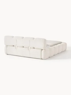 Online Cama tapizada de borreguillo bouclé Tayla Camas Tapizadas|Camas
