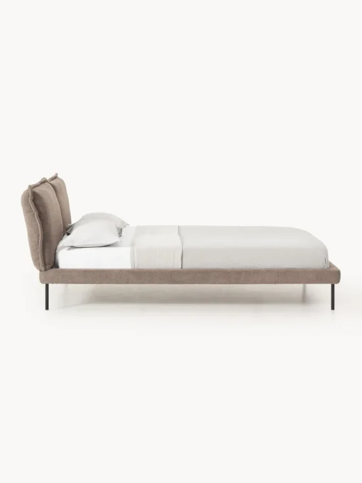 Discount Cama tapizada de borreguillo bouclé Amelia Camas Tapizadas|Camas