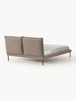 Discount Cama tapizada de borreguillo bouclé Amelia Camas Tapizadas|Camas