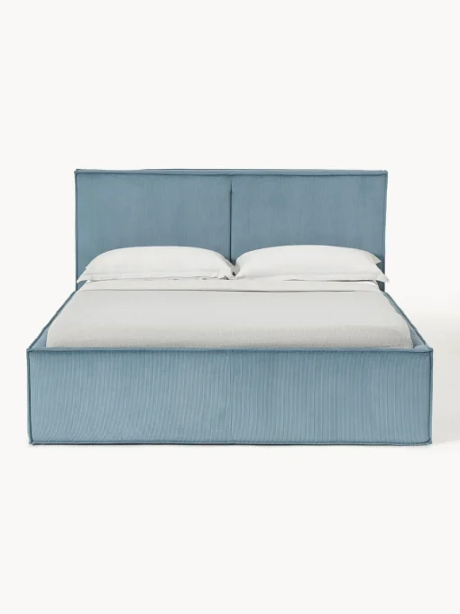 Hot Cama tapizada de pana con espacio de almacenaje Dream Camas Tapizadas|Camas