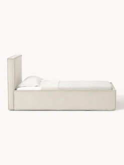 Sale Cama tapizada de pana con espacio de almacenamiento Dream Camas Individuales|Camas Tapizadas