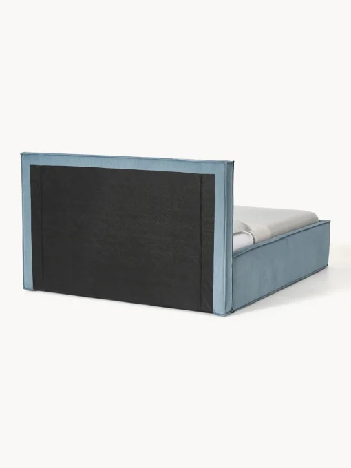 Camas Tapizadas|Camas>Westwing Collection Cama tapizada de pana Dream Pana azul
