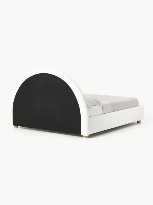 Clearance Cama tapizada en borreguillo Ebba Camas Tapizadas|Camas