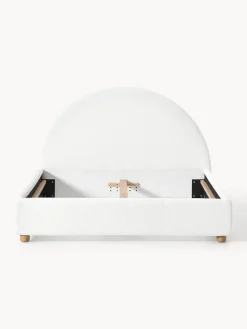 Clearance Cama tapizada en borreguillo Ebba Camas Tapizadas|Camas