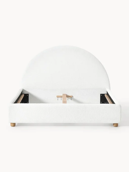 Clearance Cama tapizada en borreguillo Ebba Camas Tapizadas|Camas