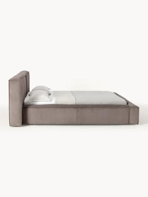 Online Cama tapizada en pana Lennon Camas Tapizadas|Camas