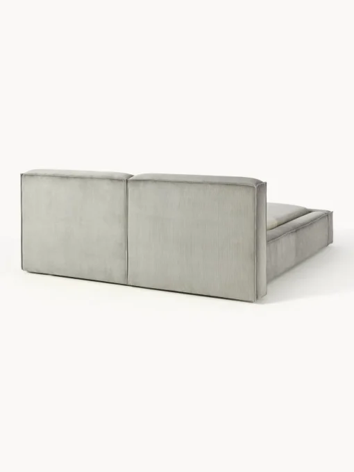 Camas Tapizadas|Camas>Westwing Collection Cama tapizada en pana Lennon Pana gris