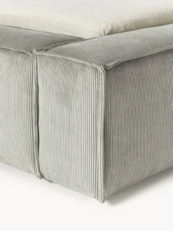 Camas Tapizadas|Camas></noscript>Westwing Collection Cama tapizada en pana Lennon Pana gris