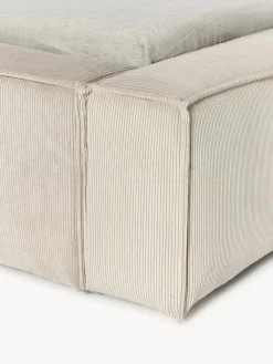 Clearance Cama tapizada en pana Lennon Camas Tapizadas|Camas