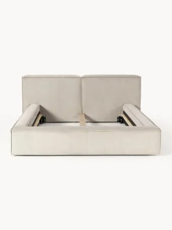 Clearance Cama tapizada en pana Lennon Camas Tapizadas|Camas