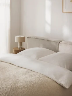 Clearance Cama tapizada en pana Lennon Camas Tapizadas|Camas