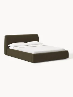 Best Cama tapizada en tejido bouclé Cloud Camas Tapizadas|Camas