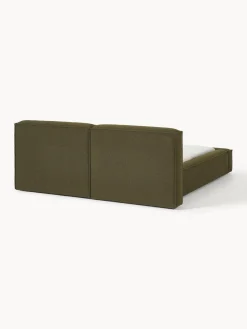 Sale Cama tapizada en tejido bouclé Lennon, con espacio de almacenamiento Camas Tapizadas|Camas