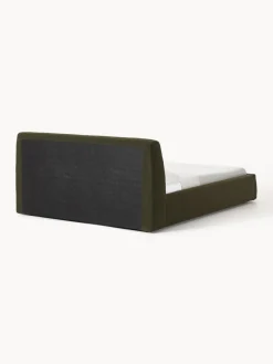 Sale Cama tapizada en tejido bouclé con espacio de almacenaje Cloud Camas Tapizadas|Camas