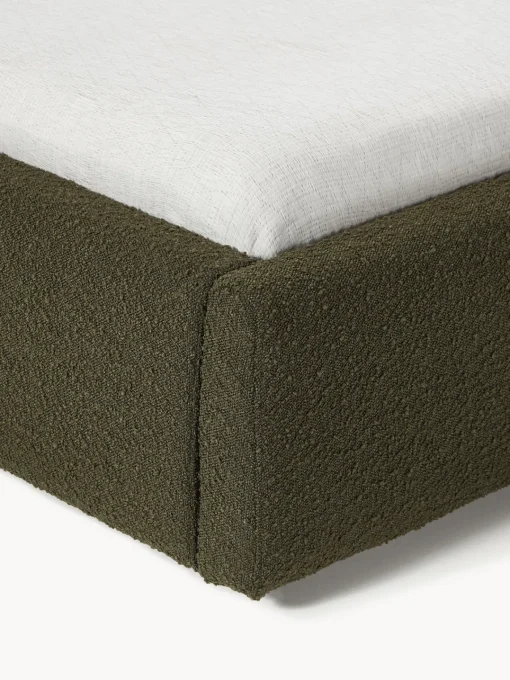 Sale Cama tapizada en tejido bouclé con espacio de almacenaje Cloud Camas Tapizadas|Camas