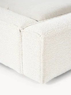 Camas Tapizadas|Camas></noscript>Westwing Collection Cama tapizada en tejido bouclé Lennon Bouclé blanco Off White