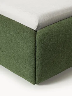 Clearance Cama tapizada en tejido bouclé Sofia Camas Tapizadas|Camas