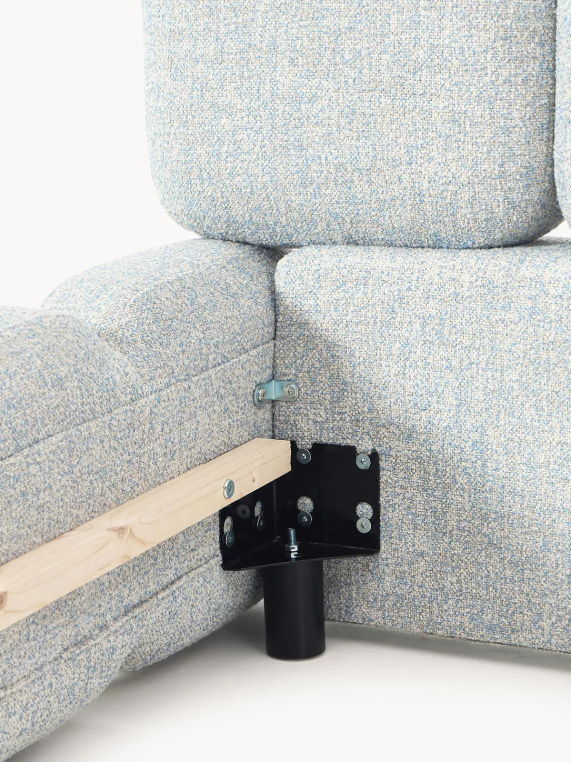 Hot Cama tapizada en tejido bouclé Tayla Camas Tapizadas|Camas