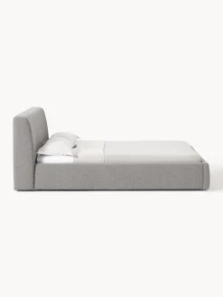Online Cama tapizada en tejido bouclé Cloud Camas Tapizadas|Camas
